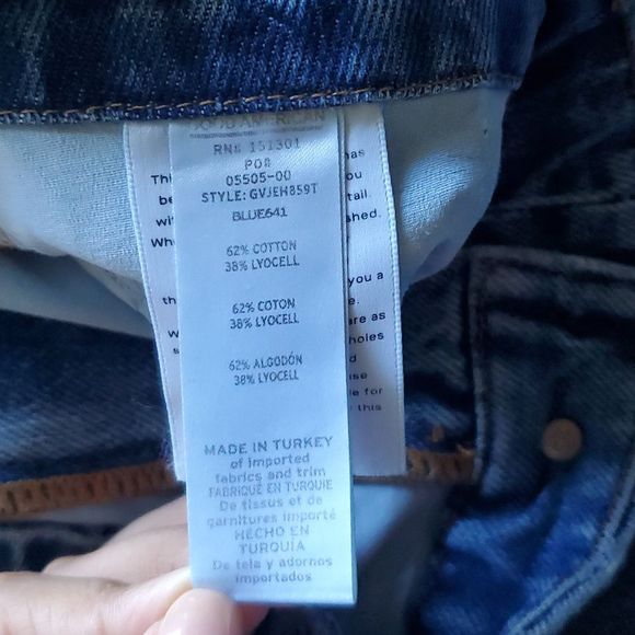 NWT Good American Vintage Jagged Hem Straight Leg Jeans- 18 - Picture 11 of 11